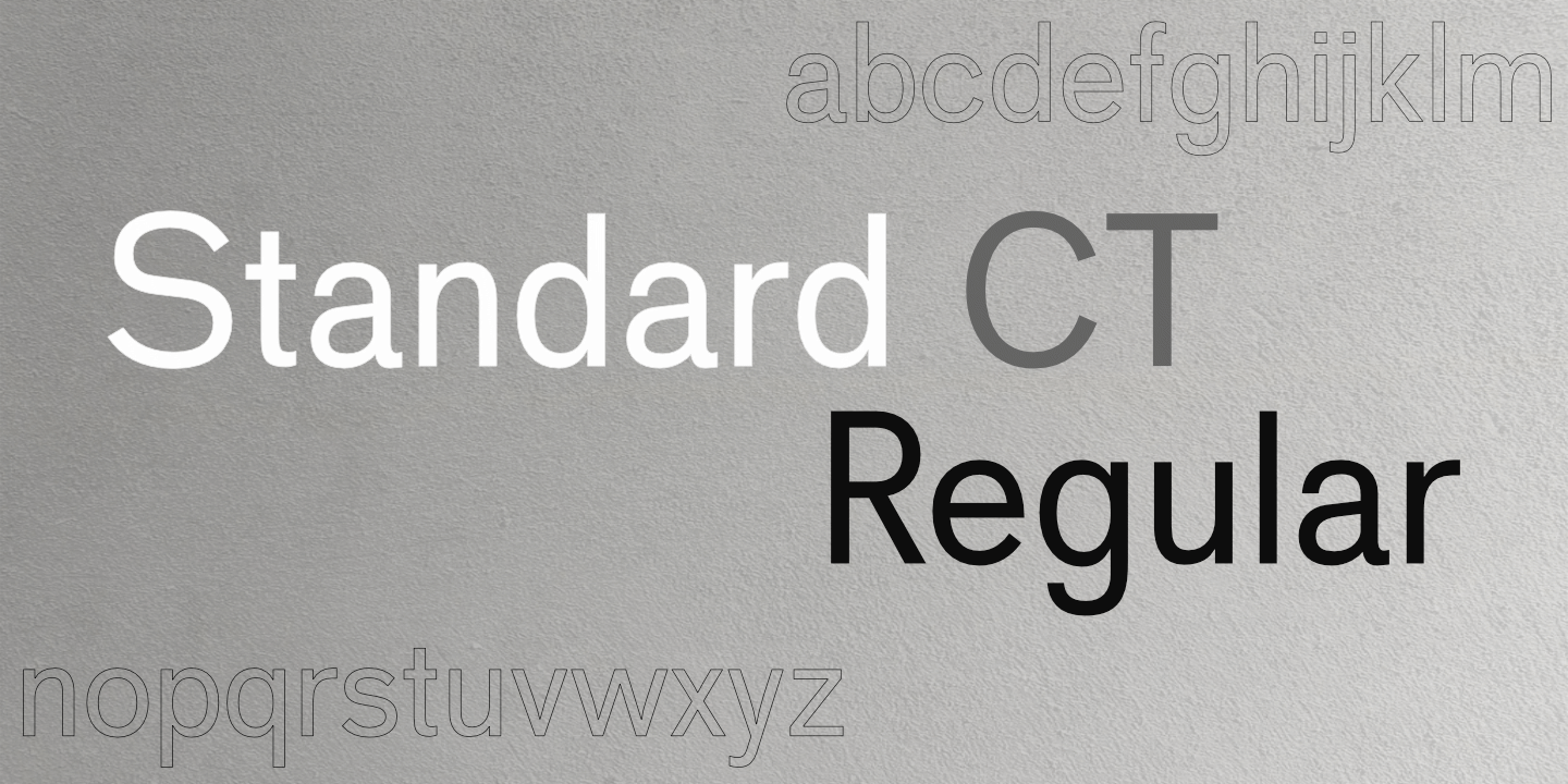 Font poster
