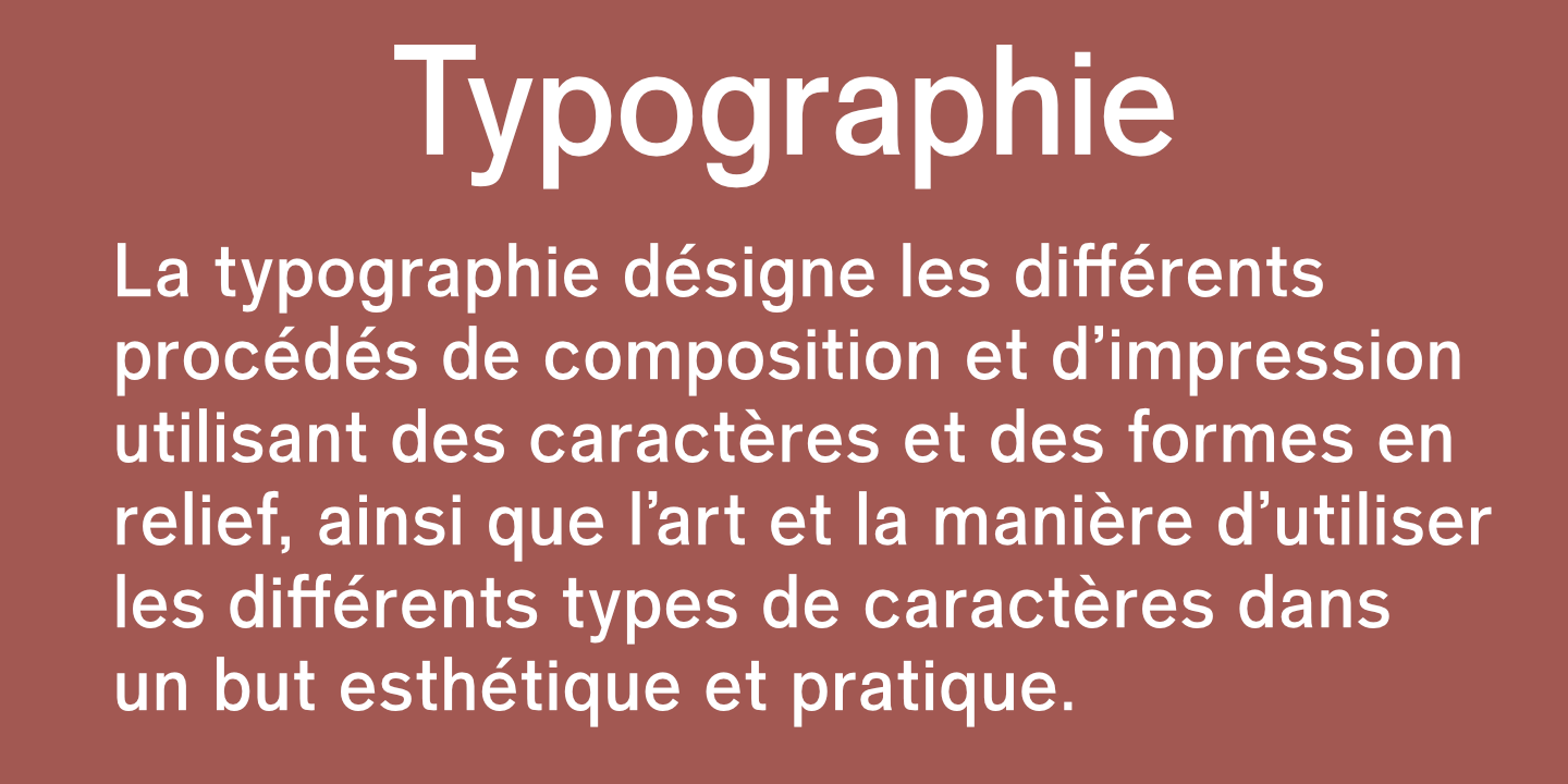 Typographie