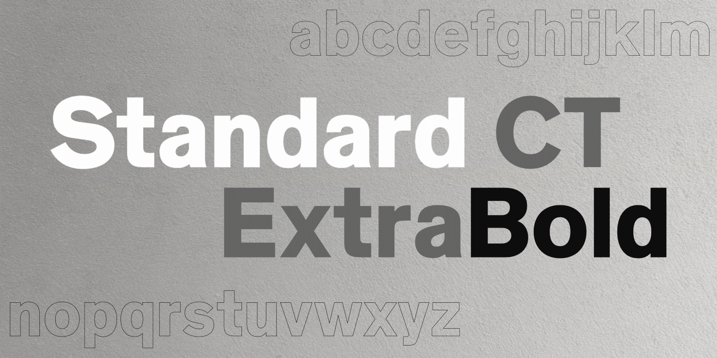 Font poster
