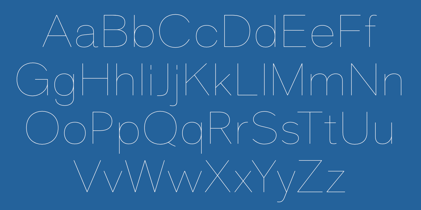 font poster