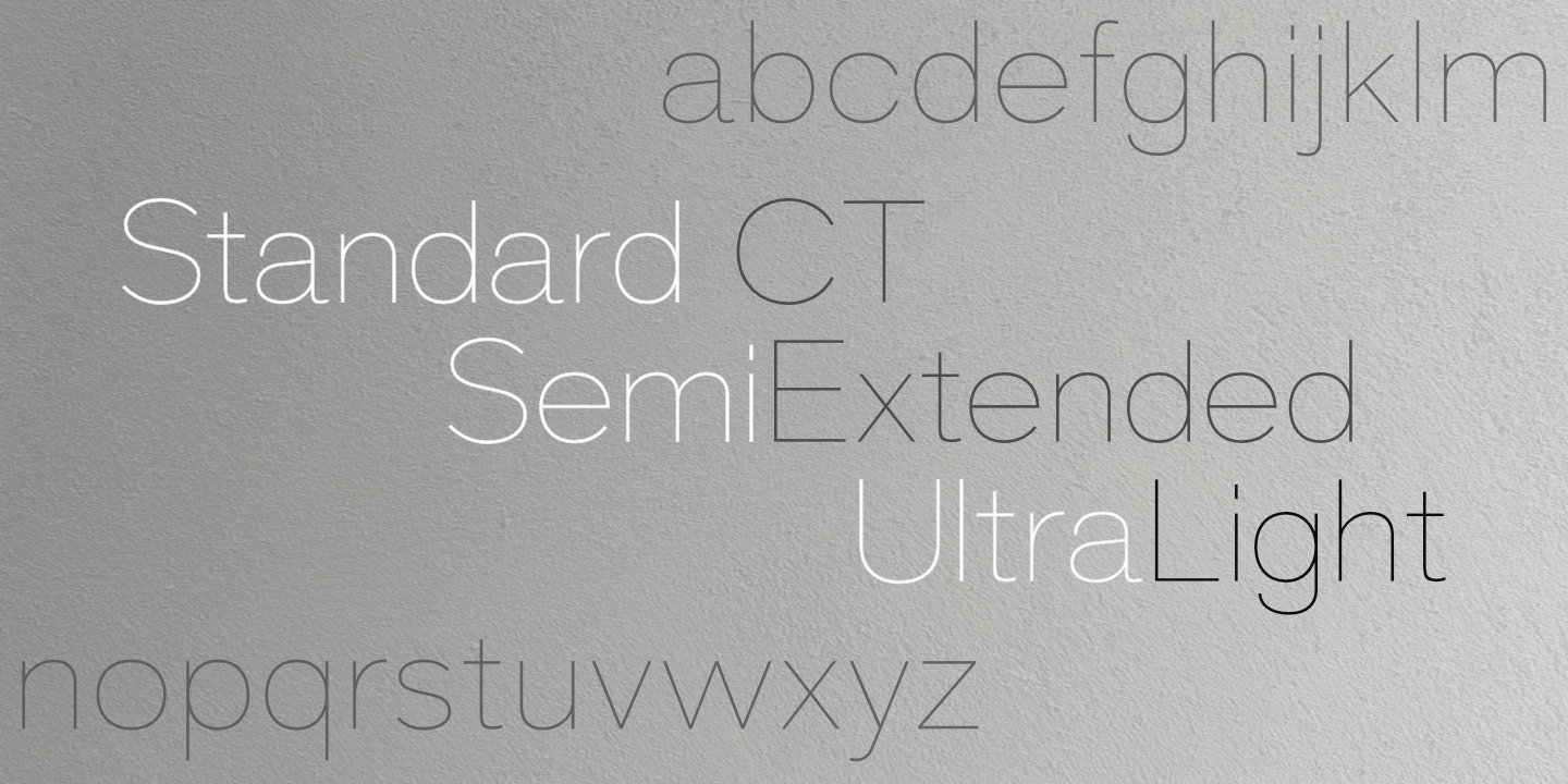 Font poster