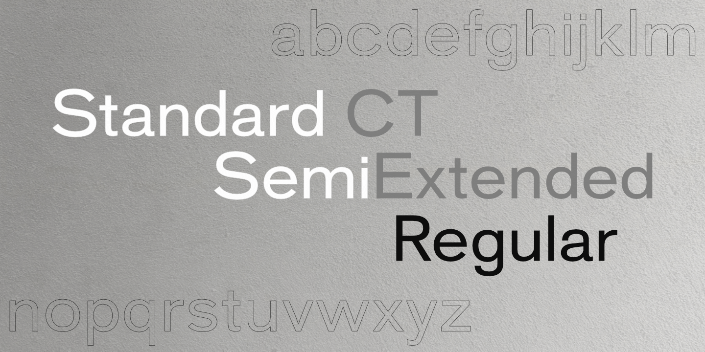 Font poster