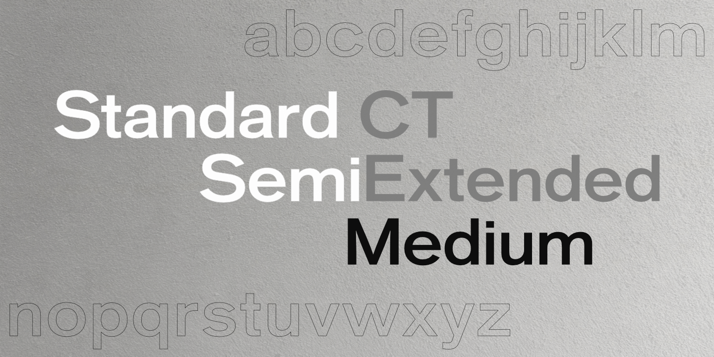 Font poster