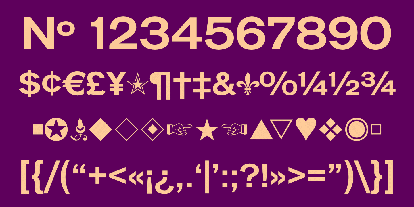 Numerals, Punctuation, etc