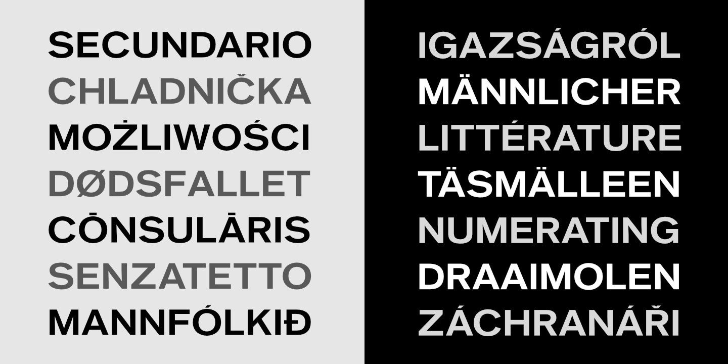 Stacked Text