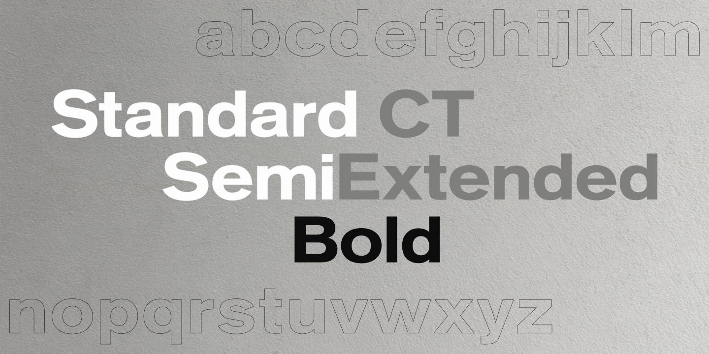 Font poster