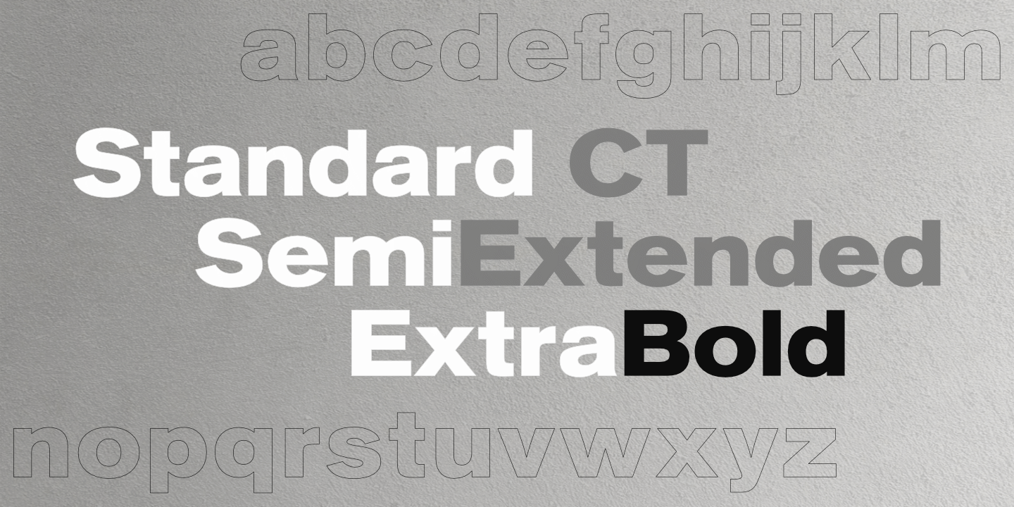 Font poster