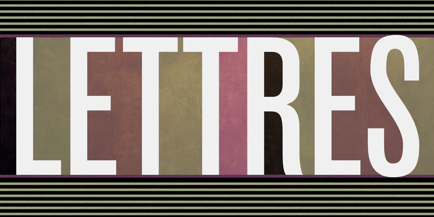 Font poster