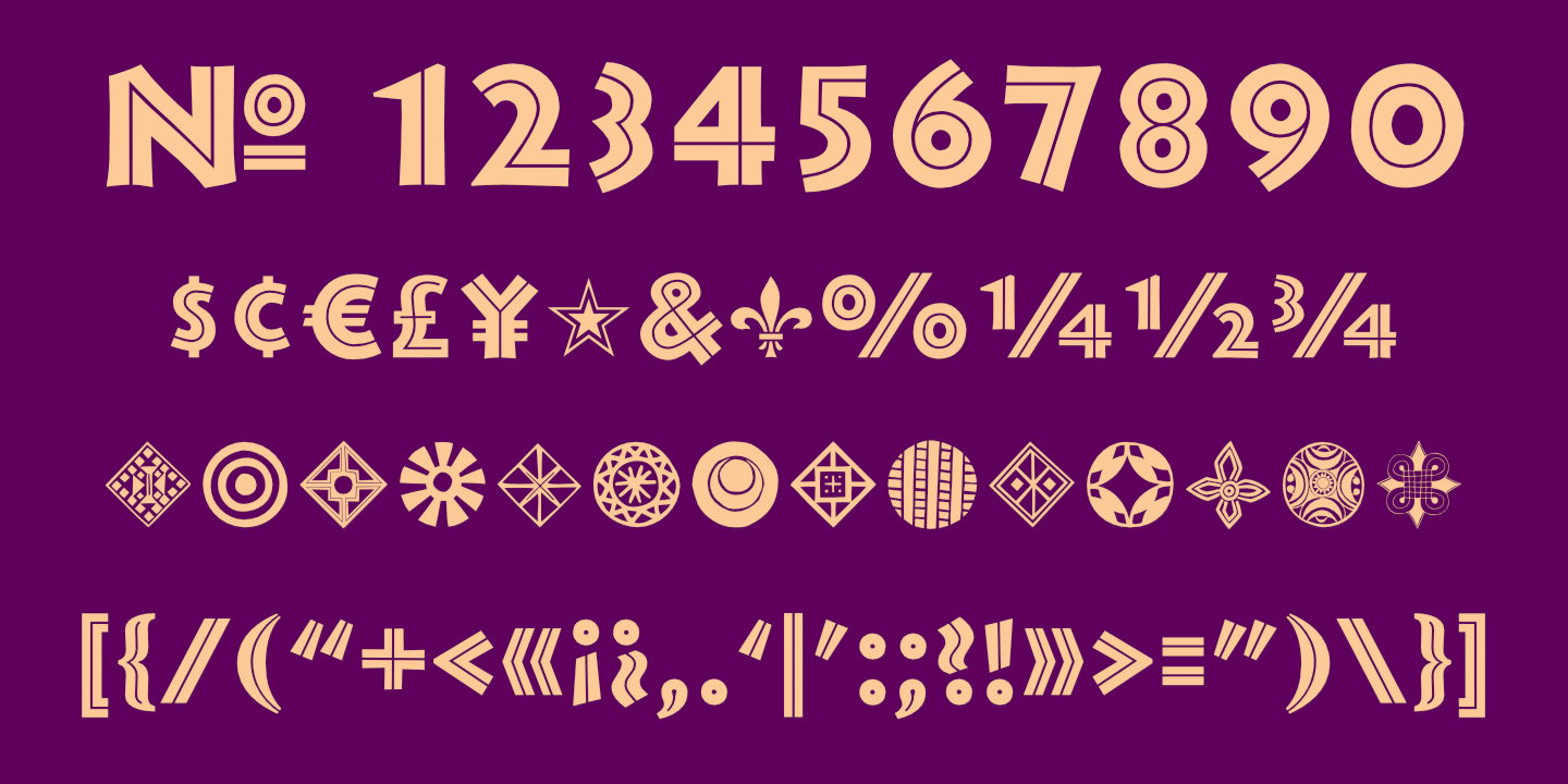 Numerals, Punctuation, etc