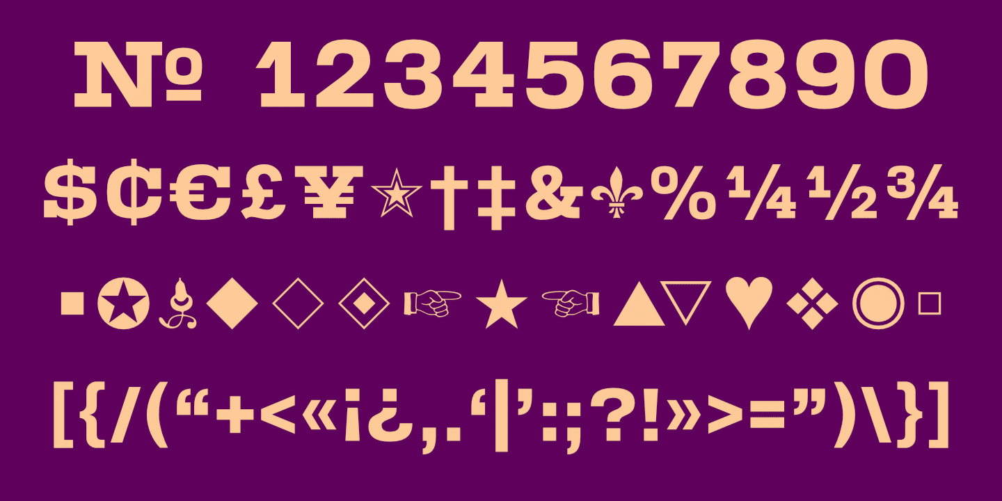 Numerals, Punctuation