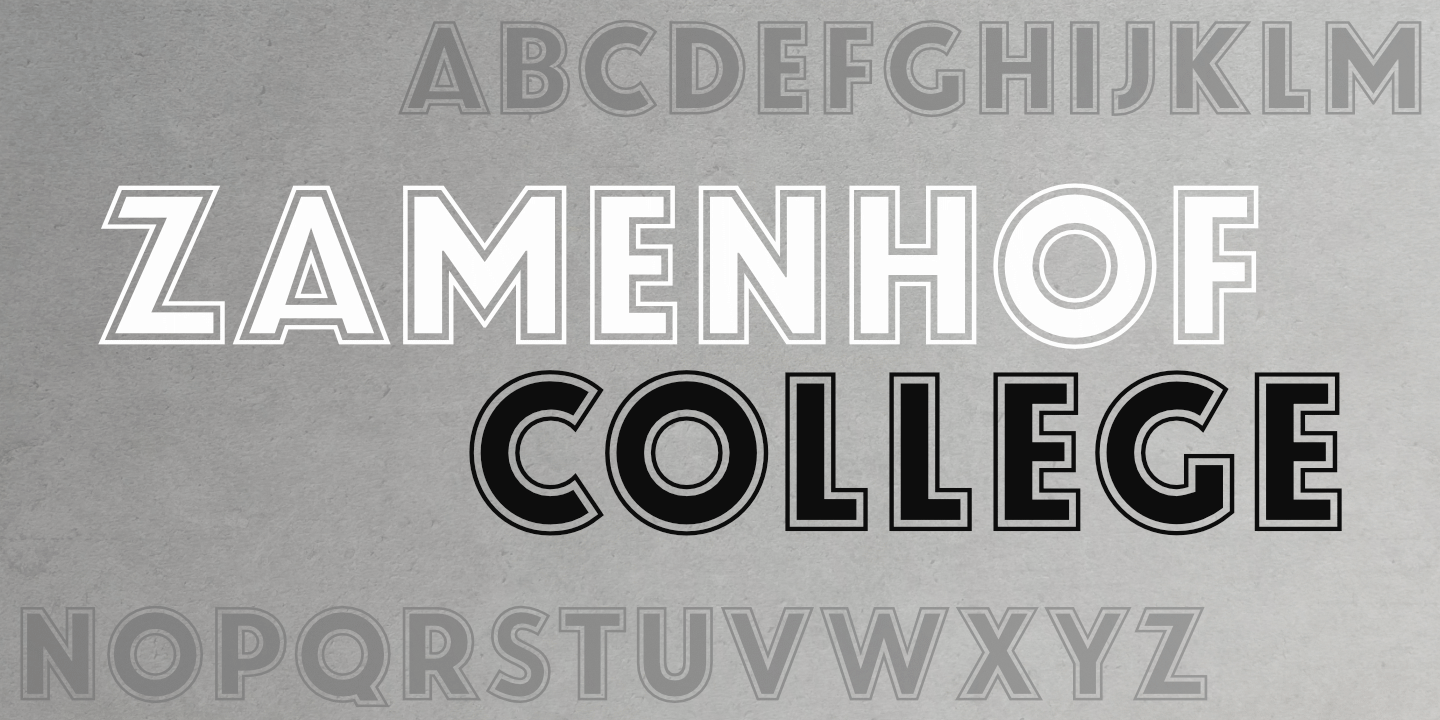 Font poster