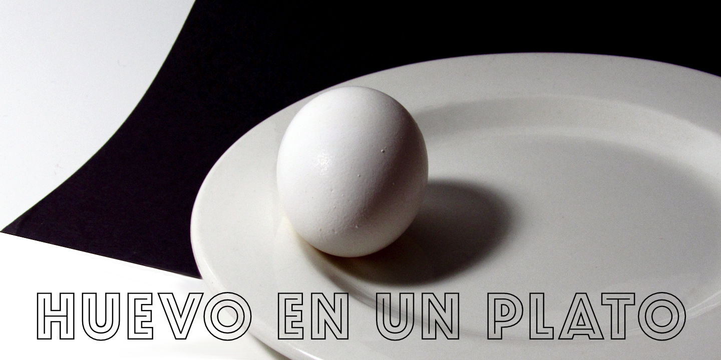 Egg on a Plate