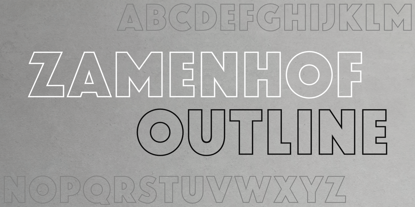 Font poster